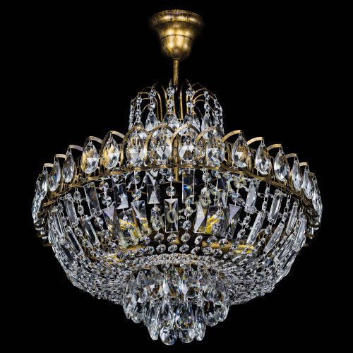 Люстра Астра с подвесом под бронзу в Саратове Гусь Хрустальный