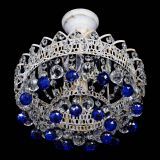 Люстра Астра шар №1 Синяя белая в Саратове