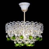 Люстра Астра шар №1 Зеленая белая в Саратове