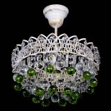 Люстра Астра шар №1 Зеленая белая в Саратове