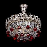 Люстра Астра шар красная 1 лампа в Саратове