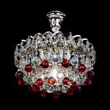 Люстра Астра шар красная 1 лампа в Саратове