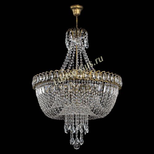 Люстра Астра Водопад №5 с подвесом под бронзу в Саратове Гусь Хрустальный
