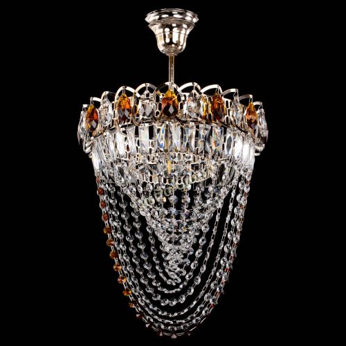 Люстра Астра Водоворот с подвесом №1 чайная в Саратове Гусь Хрустальный