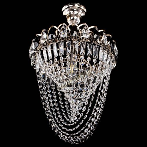 Люстра Астра Водоворот с подвесом №1 черная в Саратове Гусь Хрустальный