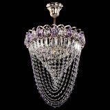 Люстра Астра Водоворот с подвесом №1 фиолетовая в Саратове