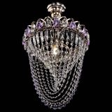 Люстра Астра Водоворот с подвесом №1 фиолетовая в Саратове