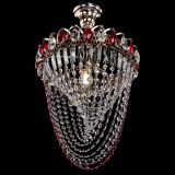 Люстра Астра Водоворот с подвесом №1 красная в Саратове