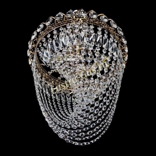 Люстра Астра Водоворот с подвесом в Саратове Гусь Хрустальный