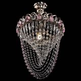 Люстра Астра Водоворот с подвесом №1 розовая в Саратове