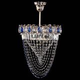 Люстра Астра Водоворот с подвесом №1 синяя в Саратове