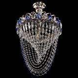 Люстра Астра Водоворот с подвесом №1 синяя в Саратове