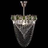 Люстра Астра Водоворот с подвесом №1 зеленая в Саратове