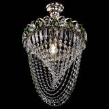 Люстра Астра Водоворот с подвесом №1 зеленая в Саратове