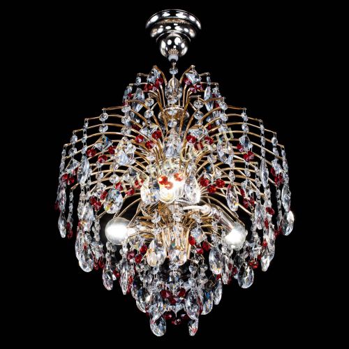 Люстра Брызги шампанского Рябина в Саратове Гусь Хрустальный