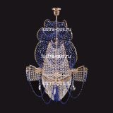 Люстра Черная Жемчужина синяя в Саратове