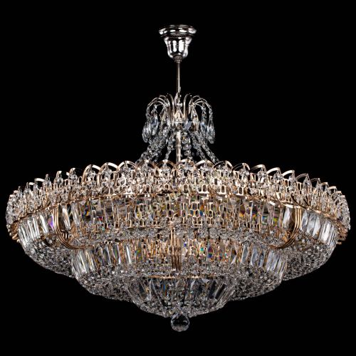 Люстра Двойное кольцо пластинка с подвесом (оптиконы) в Саратове Гусь Хрустальный