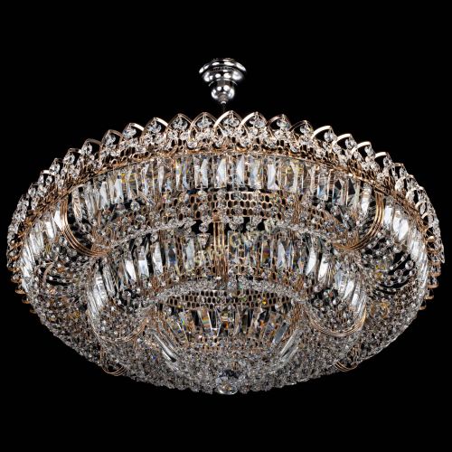 Люстра Двойное кольцо пластинка с подвесом (оптиконы) в Саратове Гусь Хрустальный