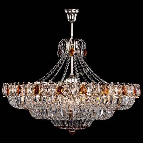 Люстра Двойное кольцо пластинка с подвесом Чайная в Саратове Гусь Хрустальный