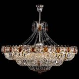 Люстра Двойное кольцо пластинка с подвесом Чайная в Саратове