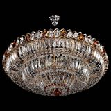 Люстра Двойное кольцо пластинка с подвесом Чайная в Саратове