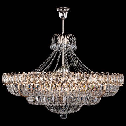 Люстра Двойное кольцо пластинка с подвесом в Саратове Гусь Хрустальный