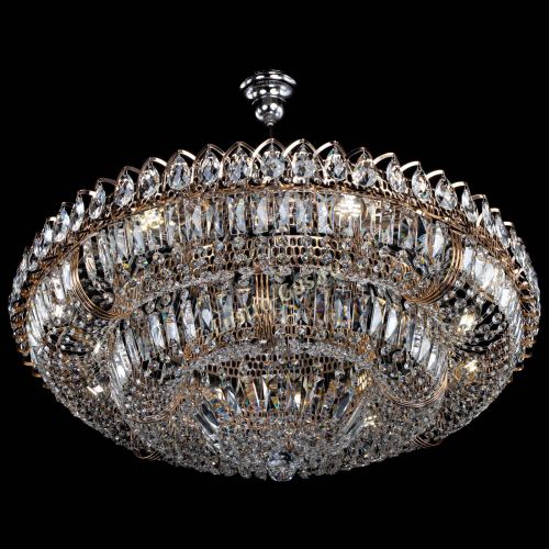 Люстра Двойное кольцо пластинка с подвесом в Саратове Гусь Хрустальный