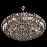 Люстра Двойное кольцо пластинка с подвесом Фиолетовая в Саратове