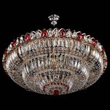 Люстра Двойное кольцо пластинка с подвесом Красная в Саратове