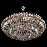 Люстра Двойное кольцо пластинка с подвесом Розовая в Саратове