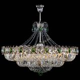 Люстра Двойное кольцо пластинка с подвесом Зеленая в Саратове