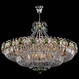 Люстра Двойное кольцо пластинка с подвесом Зеленая в Саратове