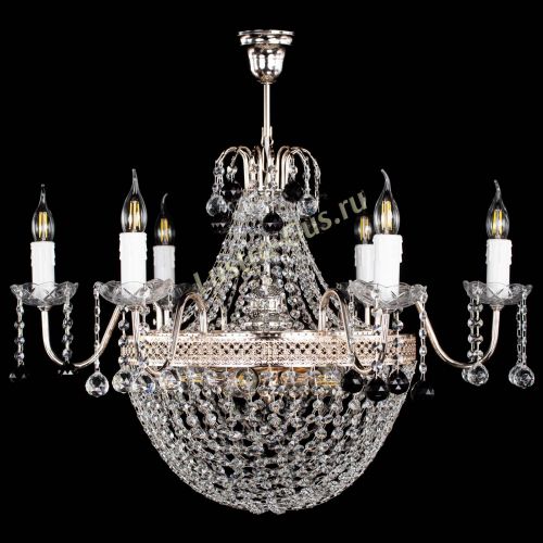 Люстра Елизавета №11 Венеция черная в Саратове Гусь Хрустальный