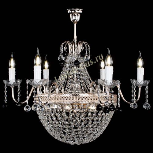 Люстра Елизавета №11 Венеция черная в Саратове Гусь Хрустальный