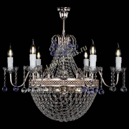 Люстра Елизавета №11 Венеция фиолетовая в Саратове Гусь Хрустальный