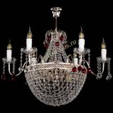 Люстра Елизавета №11 Венеция красная в Саратове