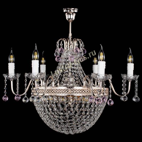 Люстра Елизавета №11 Венеция розовая в Саратове Гусь Хрустальный