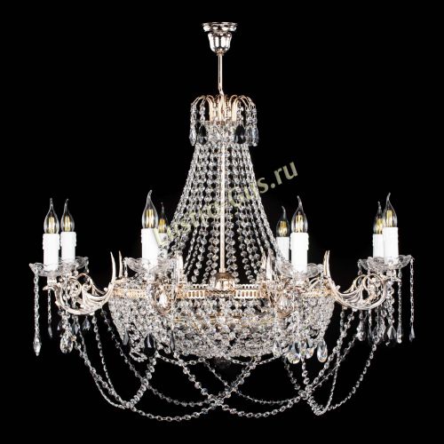 Люстра Елизавета №13 черная в Саратове Гусь Хрустальный