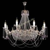 Люстра Елизавета №13 розовая в Саратове