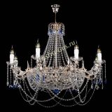 Люстра Елизавета №13 синяя в Саратове