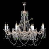 Люстра Елизавета №13 зеленая в Саратове