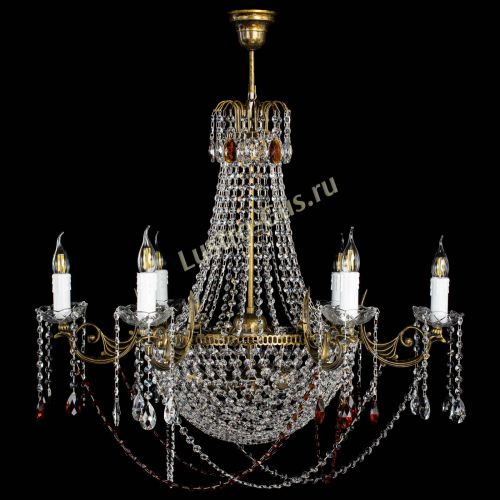 Люстра Елизавета малая №9 под бронзу Чайная в Саратове Гусь Хрустальный