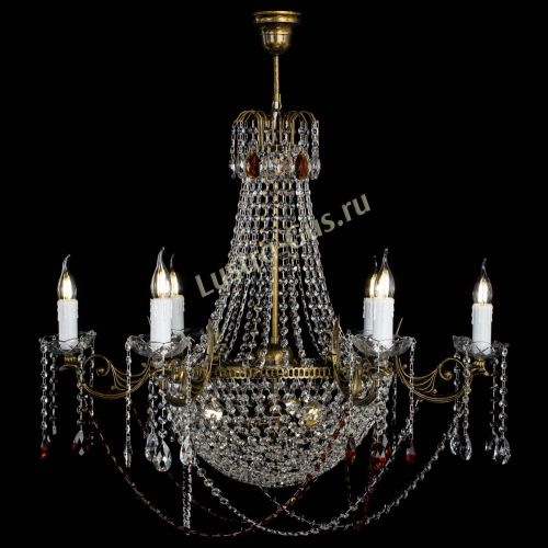Люстра Елизавета малая №9 под бронзу Чайная в Саратове Гусь Хрустальный