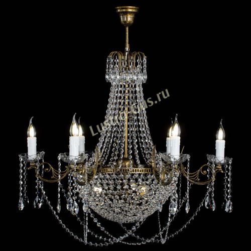 Люстра Елизавета малая №9 под бронзу в Саратове Гусь Хрустальный