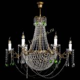 Люстра Елизавета малая №9 под бронзу Зеленая в Саратове