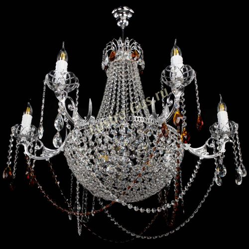 Люстра Елизавета малая №9 чайная в Саратове Гусь Хрустальный