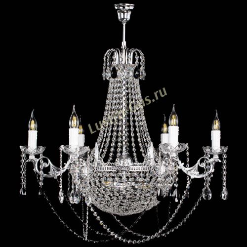 Люстра Елизавета малая №9 черная в Саратове Гусь Хрустальный