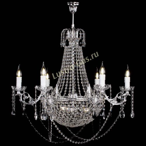 Люстра Елизавета малая №9 черная в Саратове Гусь Хрустальный