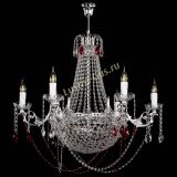 Люстра Елизавета малая №9 красная в Саратове