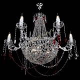 Люстра Елизавета малая №9 красная в Саратове